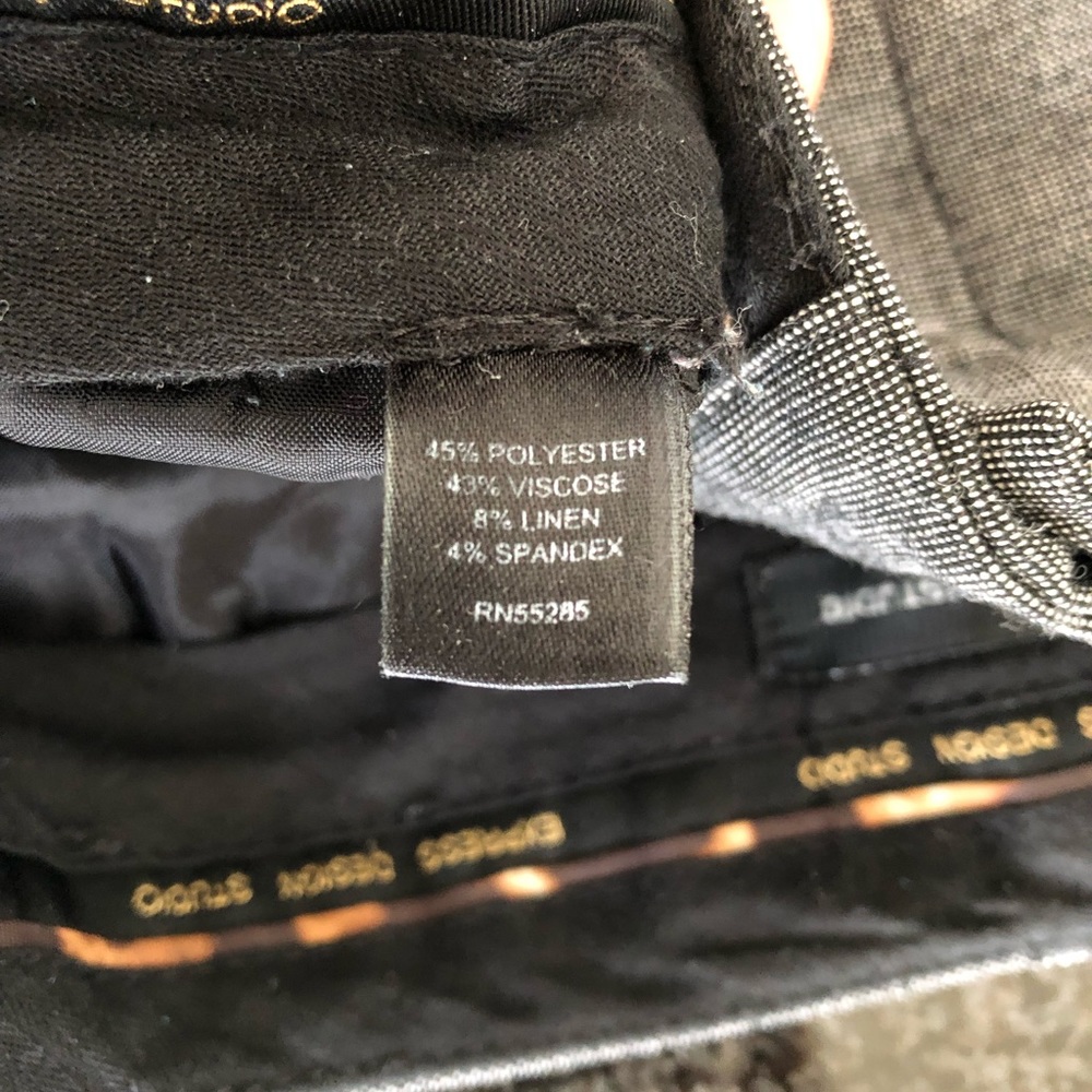 Express Design Studio Editor Linen Blend Pants - image 7